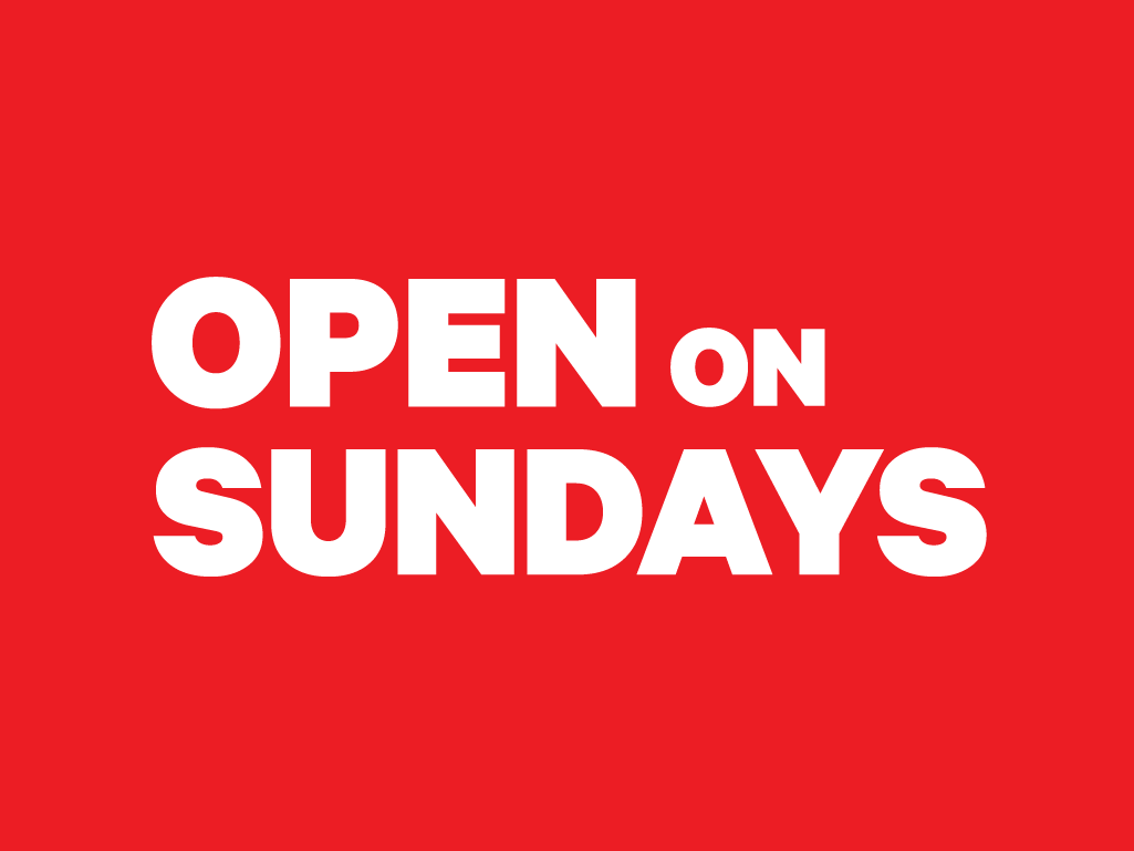 Open on Sunday